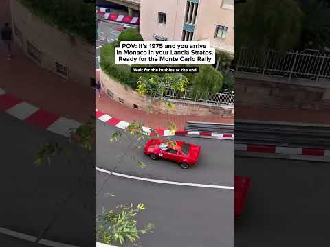 Thumbnail for POV: Driving a Lancia Stratos in Monaco by Lancia Stratos