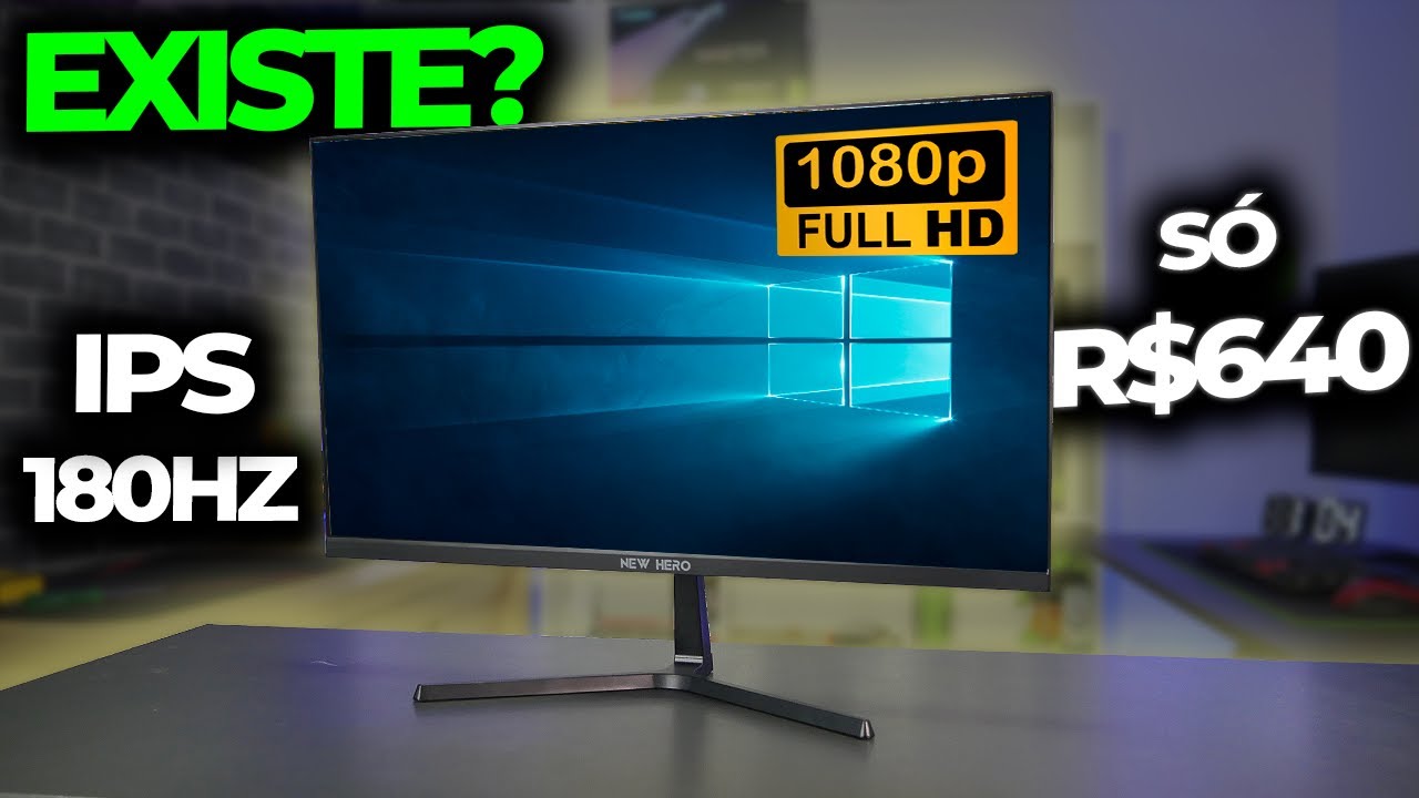 Miniatura da avaliação em vídeo de Monitor Gamer PCYES O-Creed O23F 23.8" FHD 180Hz