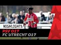 Een lastig duel voor PSV O17 ?  | HIGHLIGHTS PSV O17 - FC Utrecht O17