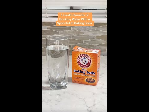 5 Benefits of Drinking Water with Baking Soda #shorts