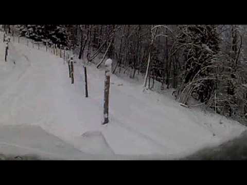 Mercedes G Klasse goes wild in snow (Offroad im Schnee)