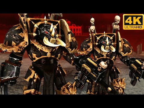 WARHAMMER 40K CINEMATIC BATTLE - Chaos Space Marines vs Adeptus Mechanicus [4K, Cinematic]