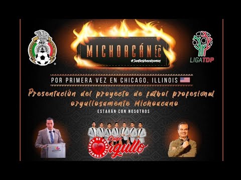 MICHOACÁN FC SE PRESENTA EN CHICAGO (USA) EL 4 DE MAYO