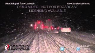 preview picture of video '02/28/2015 Mt. Vernon, IL - I-57 Spin-Outs & Traffic'