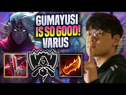GUMAYUSI IS SO GOOD WITH VARUS! - T1 Gumayusi Plays Varus ADC vs Draven! | Bootcamp 2022