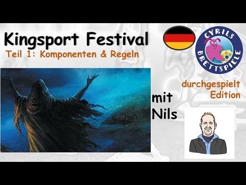 Cyrils Brettspiele - Kingsport Festival Brettspiel (S50E01) - Komponenten & Regeln