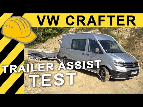 Neuer VW CRAFTER - Anhänger für Anfänger? Was kann der Trailer Assist im Crafter 4Motion ()?