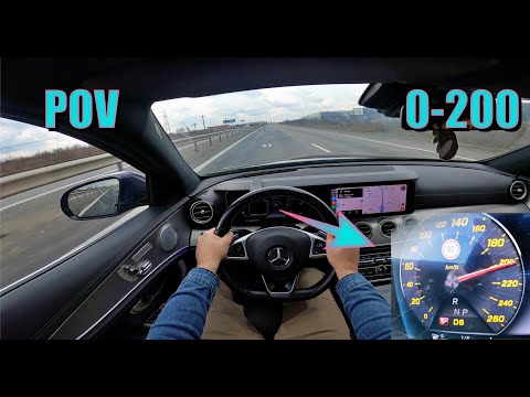 Mercedes-Benz E-Class 200d | 150HP | 2017 | 0-200 KMH