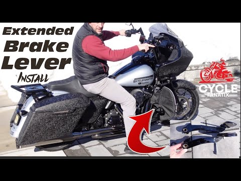 KURYAKYN TOURING EXTENDED BRAKE LEVER / 2020 ROAD GLIDE SPECIAL
