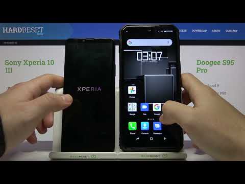 Sony Xperia 10 III vs Doogee S95 Pro | boot animation / boot animation of Xperia 10 III and S95 Pro