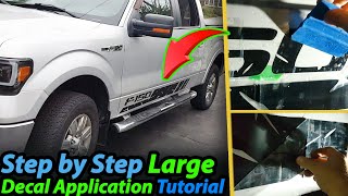 Learn How to Apply Car Decals & Truck Decal Stickers with Soap & Water - Automotive Decals Install