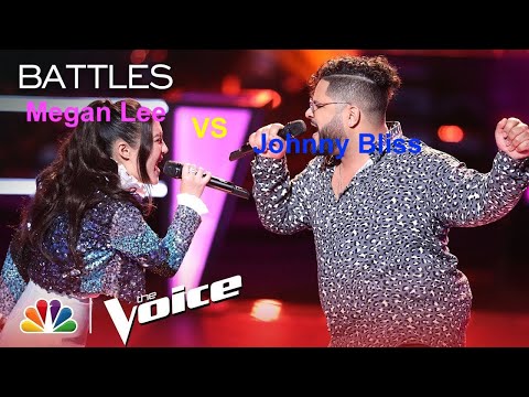 The Voice 2018 Battle Montage Megan Lee vs Johnny Bliss Versace On The Floor