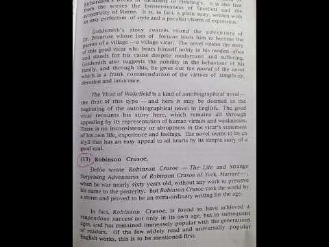 Summary of "Robinson Crusoe" by Daniel Defoe