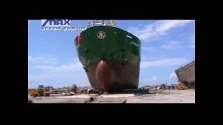 Ship launching in Turkey using MAX Airbags