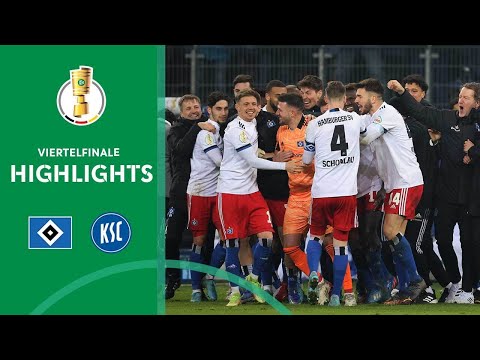Dramatisches Ende! | Hamburger SV - Karlsruher SC 5:4 n. E. | Highlights | DFB-Pokal Viertelfinale