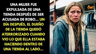 UNA MUJER FUE EXPULSADA DE UNA TIENDA DESPUÉS DE SER ACUSADA DE ROBO... UN DÍA DESPUÉS, EL DUEÑO...