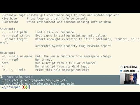 Getting started with Clojure CLI and tools.deps