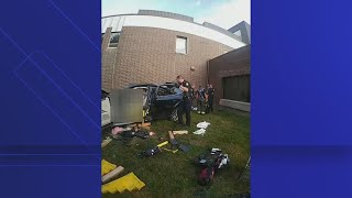 New video of Mackenzie Shirilla being arrested for intentionally crashing car to kill boyfriend