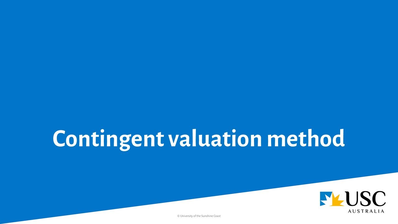 Contingent valuation method