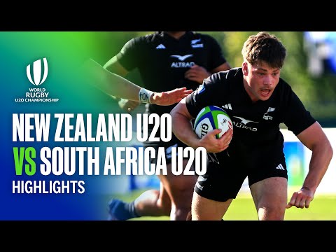 HIGHLIGHTS | New Zealand U20 v South Africa U20 | Grand Final, World Rugby U20 Championship, 2025