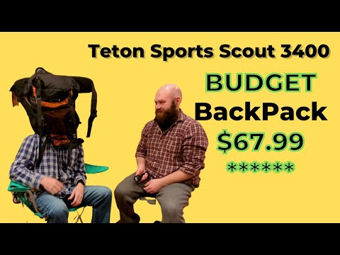 Teton Sports Scout 3400 | Best Budget Hiking Backpack