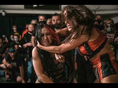 Clip: Viva Van and Rebel Kel in a mixed tag team match