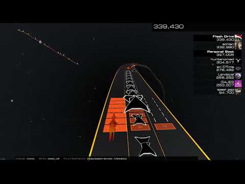 Audiosurf 2 | Metallica - Disposable Heroes (Mono)