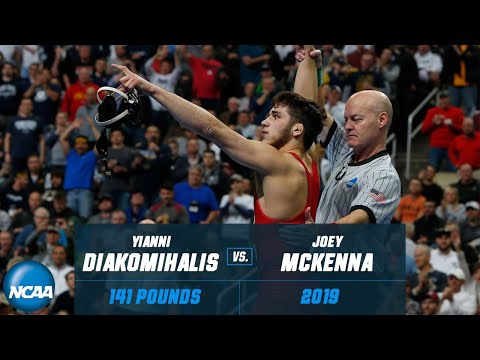 Yianni Diakomihalis vs. Joey McKenna: FULL 2019 NCAA Championship match at 141 pounds