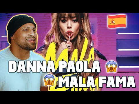 Danna Paola - Mala Fama | REACTION 🇪🇸ES | Allan Cardoso