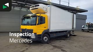 Camião frigorífico Mercedes-Benz Atego 1524 Atego 4X2 16tonner Thermo King T-1200R 1500kg Tailgat | Imagem 2 - Autoline