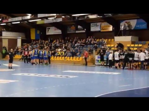 BENE-League Handball wedstrijd tussen Targos Bevo Hc - Handbal Tongeren  2016