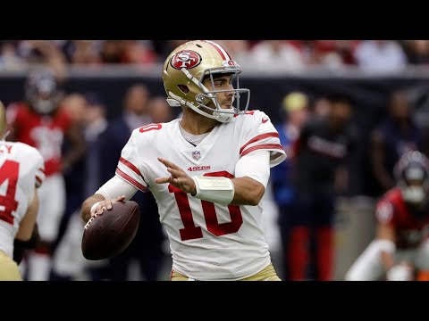 OTD in 2017 - Jimmy Garoppolo's first career 300 yard passing game - San Francisco 49ers @ Texans