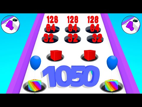 Number Master: Run and merge vs Hole Number Run 2048, 4096, 8192 Gameplay New update level part #13