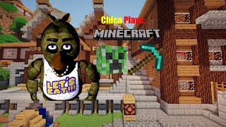 Chica (Fnaf) Plays Minecraft With Talking Ben In Dream Manhunt