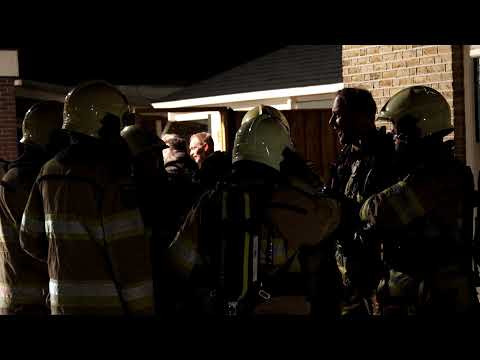 Woningbrand aan de Kruisstraat in Oldemarkt