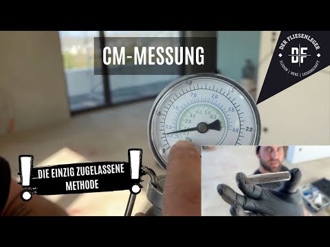 RESTFEUCHTE im ESTRICH ermitteln - CM Messung -  Wie wirds gemacht?