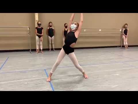 Duncan Cooper Contemporary Class combo at the Joffrey Summer Intensive innTampa, FL (2020)