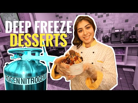 Liquid Nitrogen ICE CREAM! - Sweet Cloud Creamery