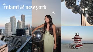 Miami & New York City 🫧 | girls trip part 2 | brickell, design district, summit one, dior cafe