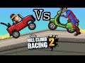 Hill Climb Racing 2 The Jeep Vs Scooter Event Gameplay