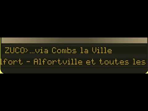 [SIVE RER D] Mission ZUCO de Goussainville a Melun, début de parcours
