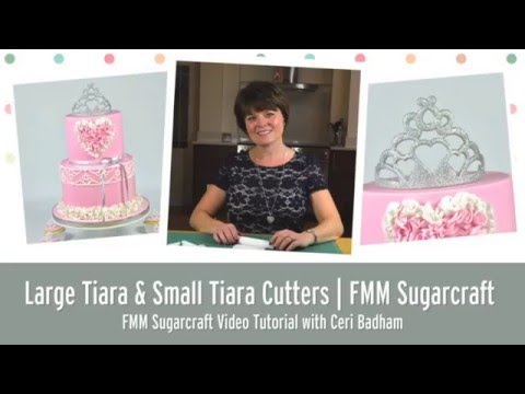 TIARA 2 piece icing & gumpaste cutter set TIARA 2 piece icing & gumpaste cutter set