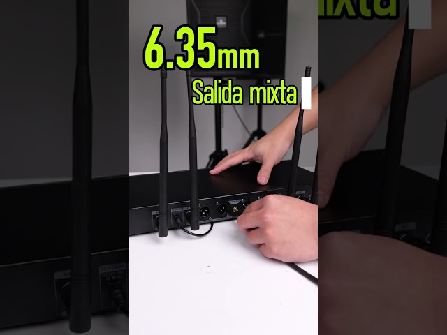 Vídeo relacionado con SIKUING 4 Canales UHF Sistema de micrófono inalámbrico con micrófonos de Diadema Lavalier, 4x50 Frecuencias Ajustables, Ideal para Karaoke Reunión Iglesia, 300ft Rango (4 Bodypack)