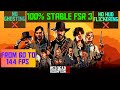 How to install 100% stable fsr 3 in rdr 2 (updated mod) no ghosting/no crash AMD+NVIDIA GPU MOD LINK