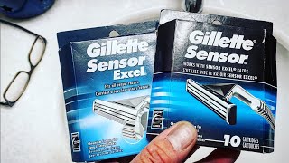 Gillette Sensor vs. Sensor Excel — average guy tested  #APPROVED