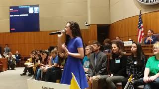 &quot;The Voice&quot; champ Chevel Shepherd, SENATORS Steve Neville and Bill SHARER  R - Farmington, NM
