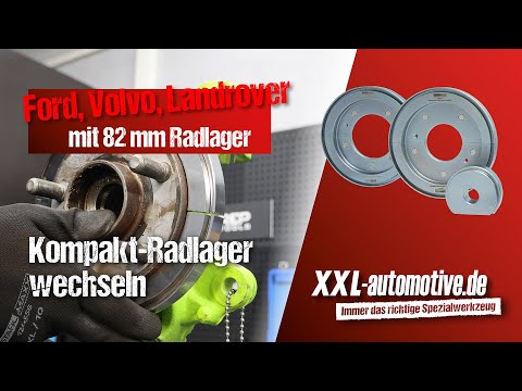 Compact wheel bearings quickly replaced thanks to hydraulics – for Ford Galaxy, Volvo XC70 and ma...