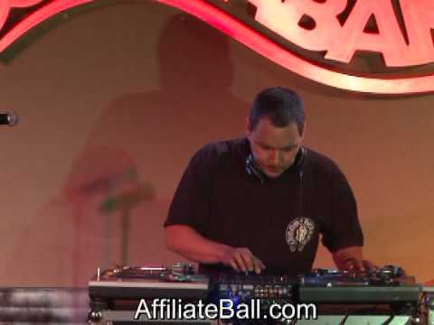 Mix Master Mike starts his amazing set at the Affiliate Ball in NYC