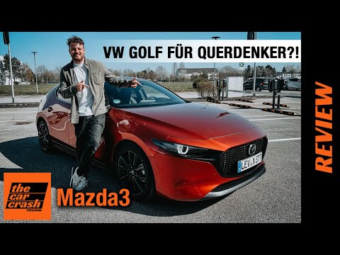 Mazda3 (2021) VW Golf für Querdenker?! 🤯💨 Fahrbericht | Review | Test | e-SKYACTIV-X 2.0 M HYBRID