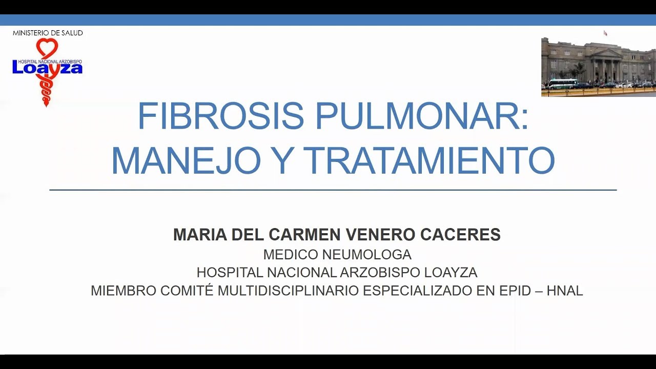 FIBROSIS PULMONAR MANEJO Y TRATAMIENTO